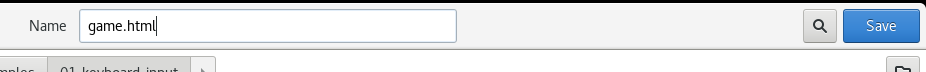 Saving file game.html