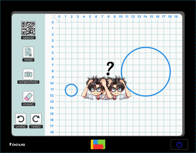 Programmer confused about the size of a circle he has to draw on a screen