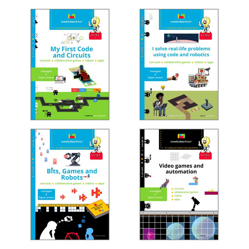 Codidactic Workbook Series covers