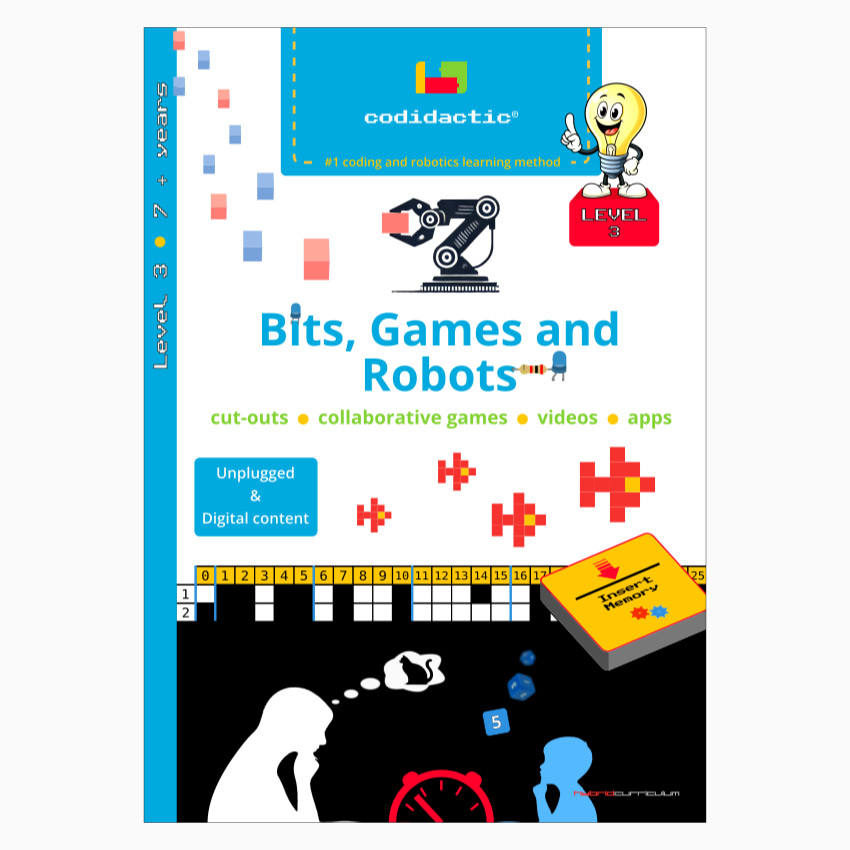 Bits, games and robots Workbook cover - Level 3