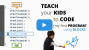 CODING activity for kids: Writing MY FIRST PROGRAM