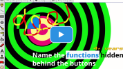 Name the function of each button while having fun drawing! (Age:4+; Coding for kids; Kid Pix 1 1989)