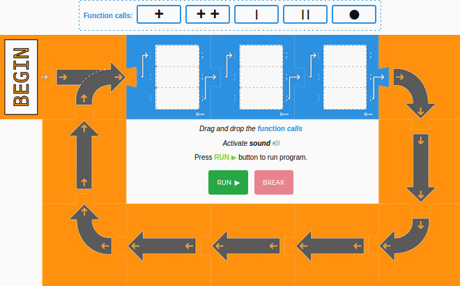 Drum machine looping program