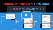 Coding Activity for Kids: Factoring a program using FUNCTIONS (Age: 5+)