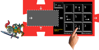 Keyboard INPUT assignment block