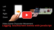 Video Game Character Movement: Logging touchscreen events with JavaScript