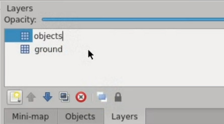 Renaming layer in Tiled